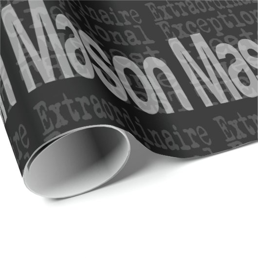 Papier Cadeau Mason Extraordinaire (Coin rond)