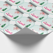 Papier Cadeau Mason Jar de Noël (Coin)