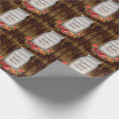 Papier Cadeau Mason Jar Flower Fête des mariées de couronne (Coin)