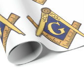 PAPIER CADEAU MASONS (Coin rond)