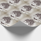 Papier Cadeau Masque de Gémeaux Dame Zodiaque (Coin)