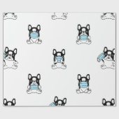 PAPIER CADEAU MASQUE DE PORTEFEUILLE FRANÇAISE (Plat)