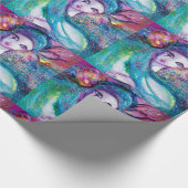 Papier Cadeau MASQUE EN BLEU / Masques vénitiens (Coin)