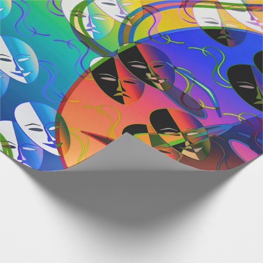 Papier cadeau Masque et (Coin)