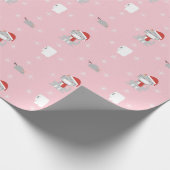 Papier Cadeau Masque et papier toilette Cat in Face Noël 2020 (Coin)