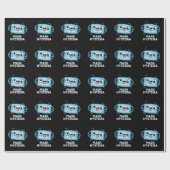 Papier Cadeau Masque Hysteria Funny Masque Pun Dark BG (Plat)
