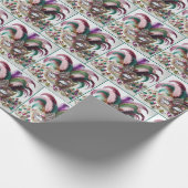Papier Cadeau Masque Mardi Gras Bijoux (Coin)