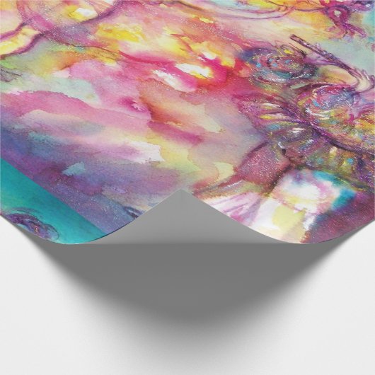 Papier Cadeau MASQUERADE, Mardi Gras Masques, Danse, Musique (Coin)