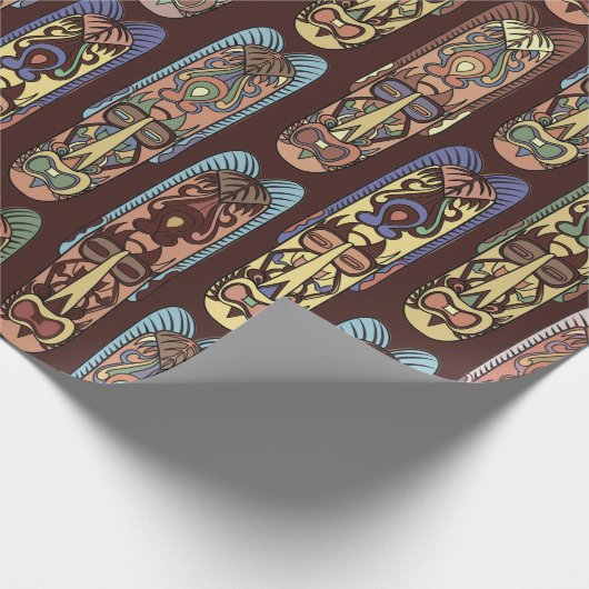 Papier Cadeau Masques africains (Coin)