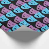 Papier Cadeau Masques de drame (Coin)