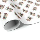 Papier Cadeau Mastiff Tis (Coin rond)