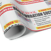 PAPIER CADEAU MASTRABATION (Coin rond)