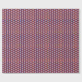 Papier cadeau mat fleur de la passion (violet) (Plat)