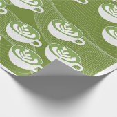 Papier Cadeau : Matcha Latte Love Wrapper Papier (Coin)