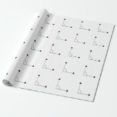 Papier Cadeau Math Angle droit à 90 degrés Math (Déroulé)