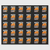 Papier Cadeau Math Est Une Pièce De Gâteau Pi Day Drôle (Plat)