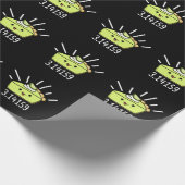 Papier Cadeau Math Pi Nombre Funky Pie Pun Dark BG (Coin)