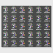 Papier Cadeau Math Whisperer Tree Math Educator Algebra Nerds (Plat)