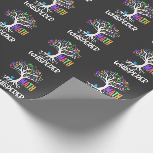 Papier Cadeau Math Whisperer Tree Math Educator Algebra Nerds (Coin)