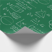 Papier Cadeau mathématiques algèbre géométrie équations formule (Coin)