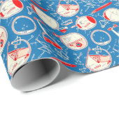 Papier Cadeau Mathématiques et symboles (Coin rond)