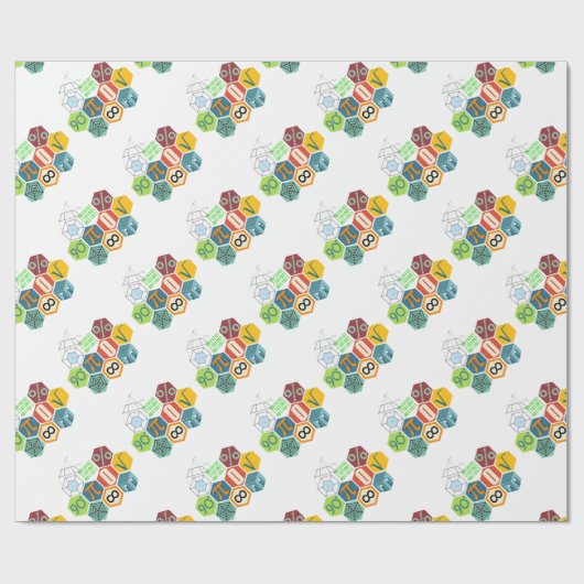 Papier Cadeau maths (Plat)