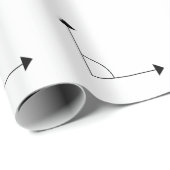 Papier Cadeau Maths 90° Angle droit Math (Coin rond)