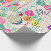 Papier Cadeau Maths en couleur (rose) (Coin)