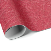 Papier Cadeau Matière rose cuir (Coin rond)