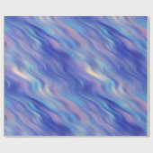 Papier Cadeau Matin Glory Blue Wavy Texture (Plat)