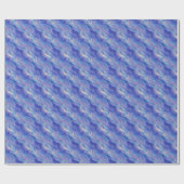 Papier Cadeau Matin Glory Blue Wavy Texture (Plat)