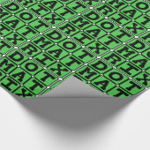 Papier Cadeau Matrice de points, tableau à motifs (Coin)
