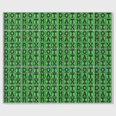 Papier Cadeau Matrice de points, tableau à motifs (Plat)