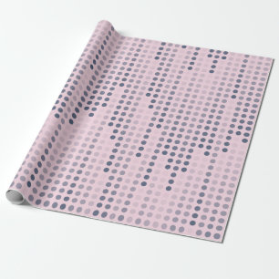 Papier Cadeau Matrice Pois rose bleu violet