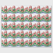 Papier Cadeau Matryoshka - матрёшка (poupées russes) (Plat)