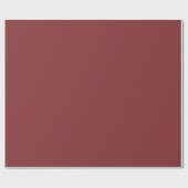 Papier Cadeau Matte Burgundy Wrapping Paper Roll - Elegant Solid (Plat)