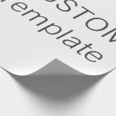 Papier Cadeau MATTE faite sur commande 30" de papier d'emballage (Coin)