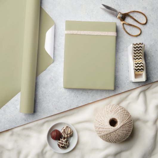 Papier Cadeau Matte Sage (Artisanat)