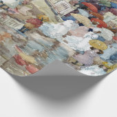 Papier Cadeau Maurice Brésil Prendergast Parapluies (Coin)