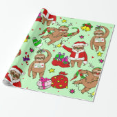Papier Cadeau mauvais noël santa claus (Déroulé)