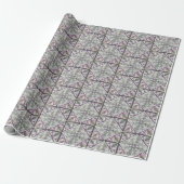 Papier Cadeau Mauve and Black Abstract (Déroulé)