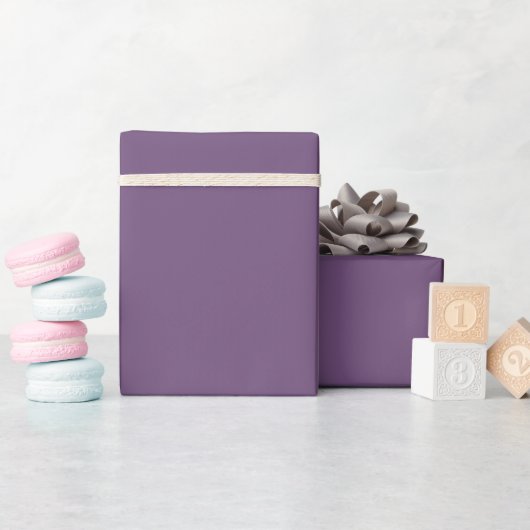 Papier Cadeau Mauve mauve violet foncé (Baby Shower)