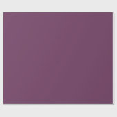 Papier Cadeau Mauve Plum Purple Pop Of Color  (Plat)
