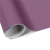Papier Cadeau Mauve prune pourpre pop de couleur  (Coin rond)