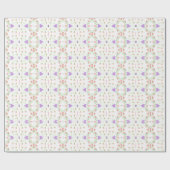 Papier Cadeau Mauve rose et corail (Plat)