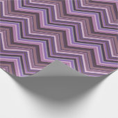 Papier Cadeau Mauve zigzag stripes (Coin)