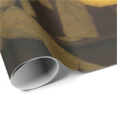 Papier Cadeau Maxfield Parrish Les Porteuses de Lanternes 1908 V (Coin rond)