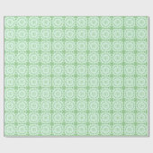 Papier Cadeau Mazipoodles Roue Kaléidoscope Pastel Vert Menthe (Plat)