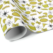 Papier Cadeau MCM noir atomique à petite échelle (Coin rond)