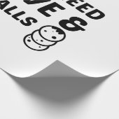 PAPIER CADEAU MEATBALLS AND LOVE (Coin)